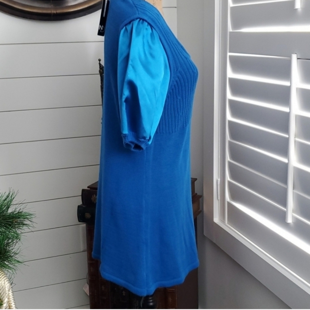 Kim Rogers Sweater Tunic Top - Picture 4 of 6